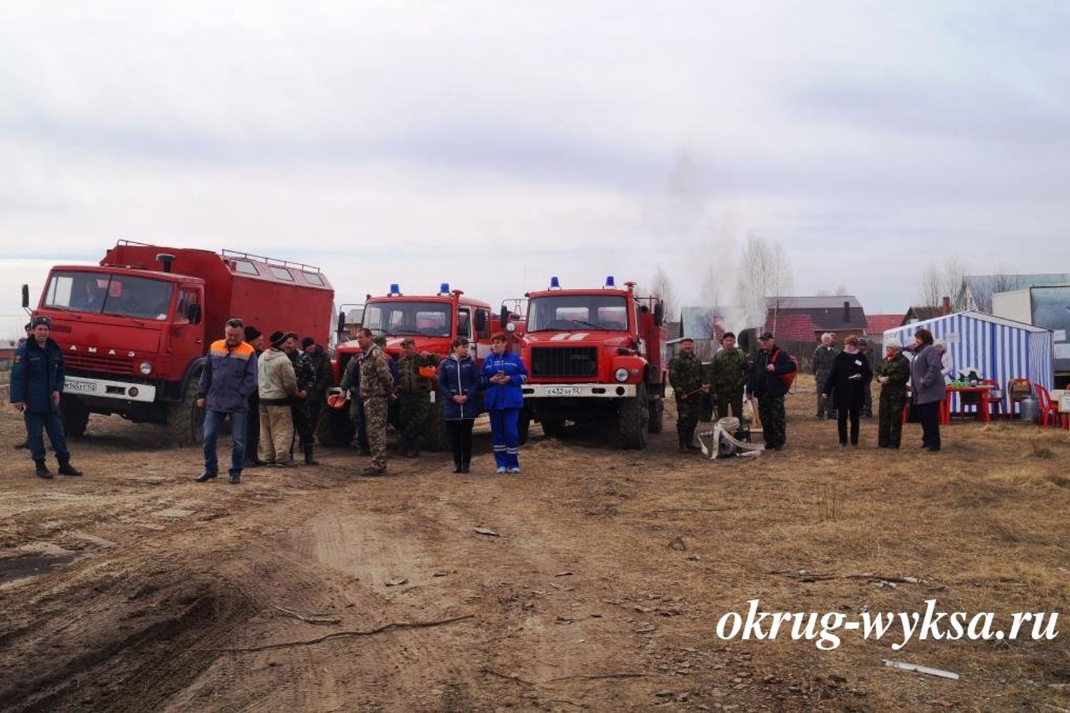 В Виле прошло пожарно-техническое учение